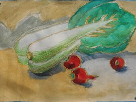 学生书画作品（水粉画）