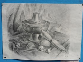 学生书画作品（素描）