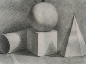学生书画作品（素描）