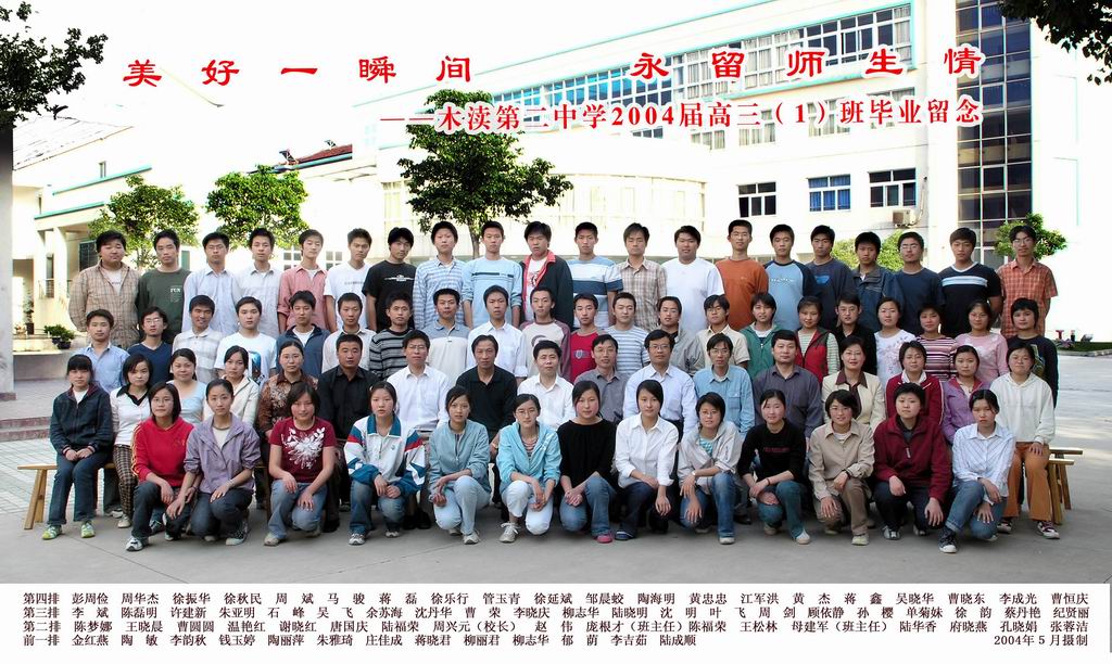 2004届高中（1）班