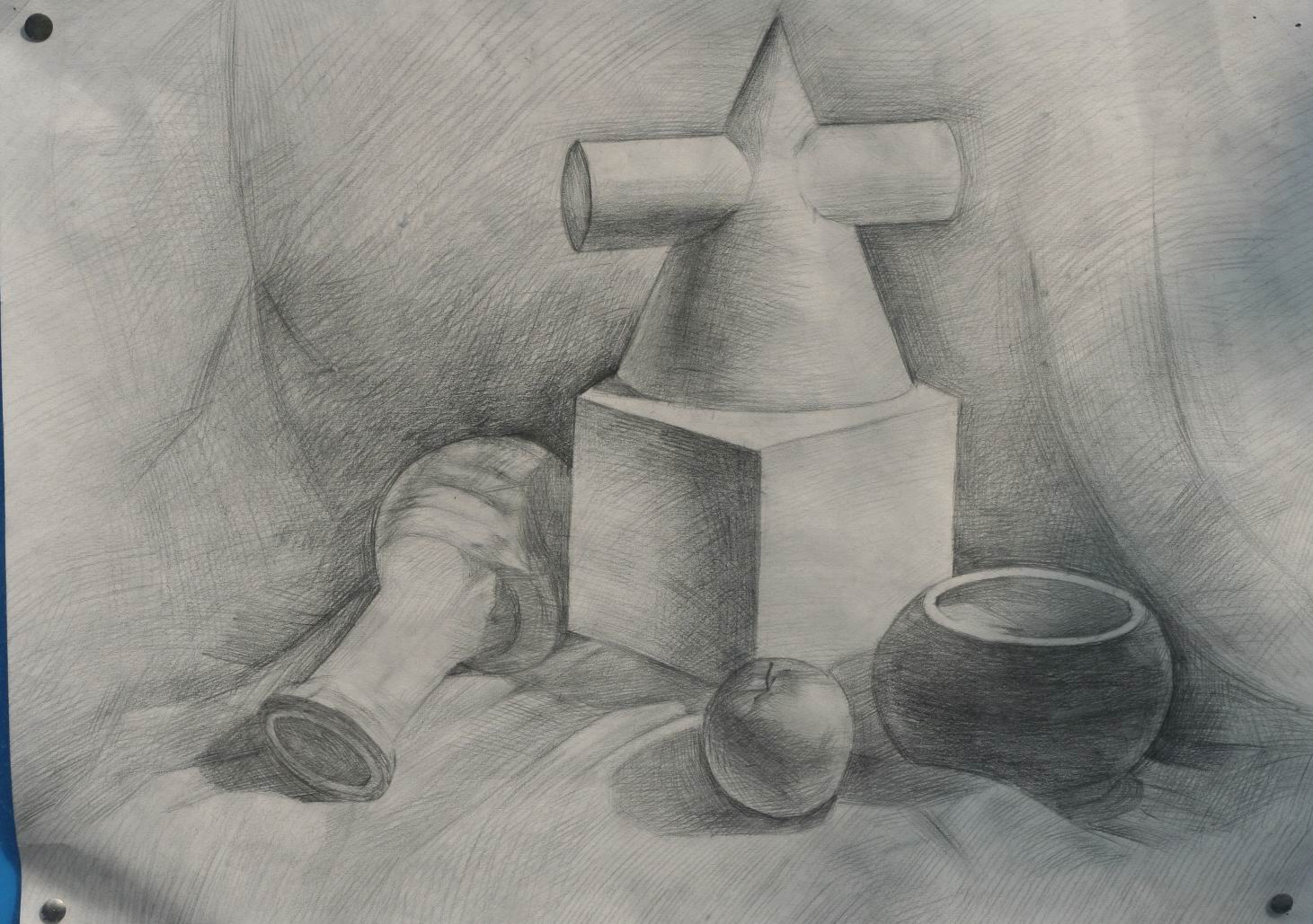 学生书画作品（素描）