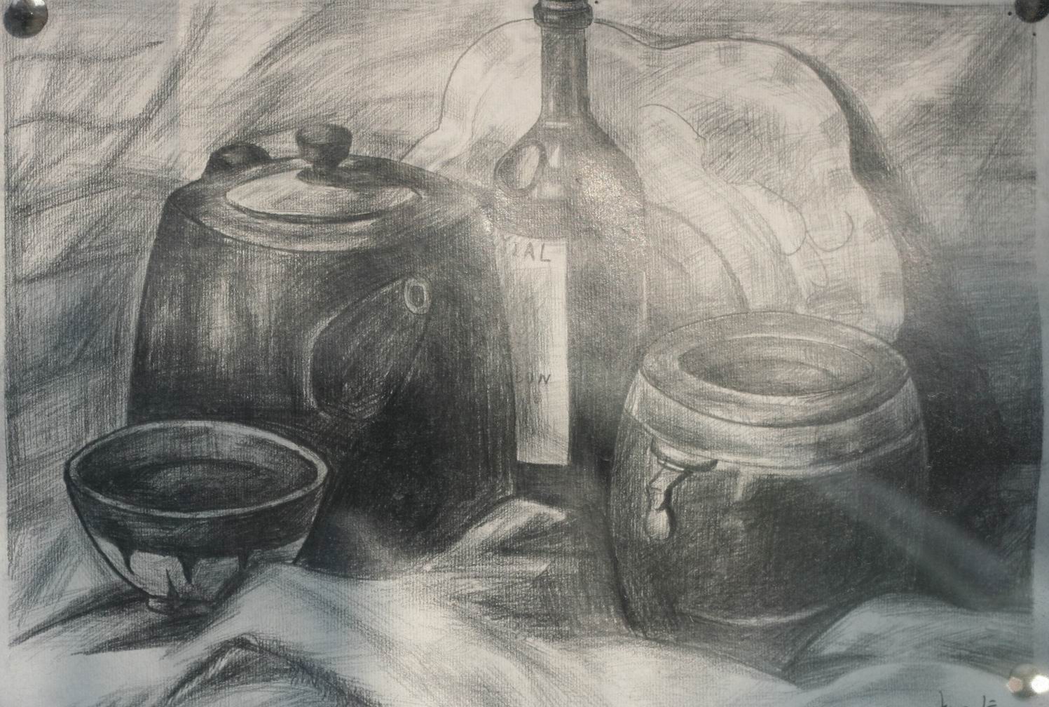 学生书画作品（素描）